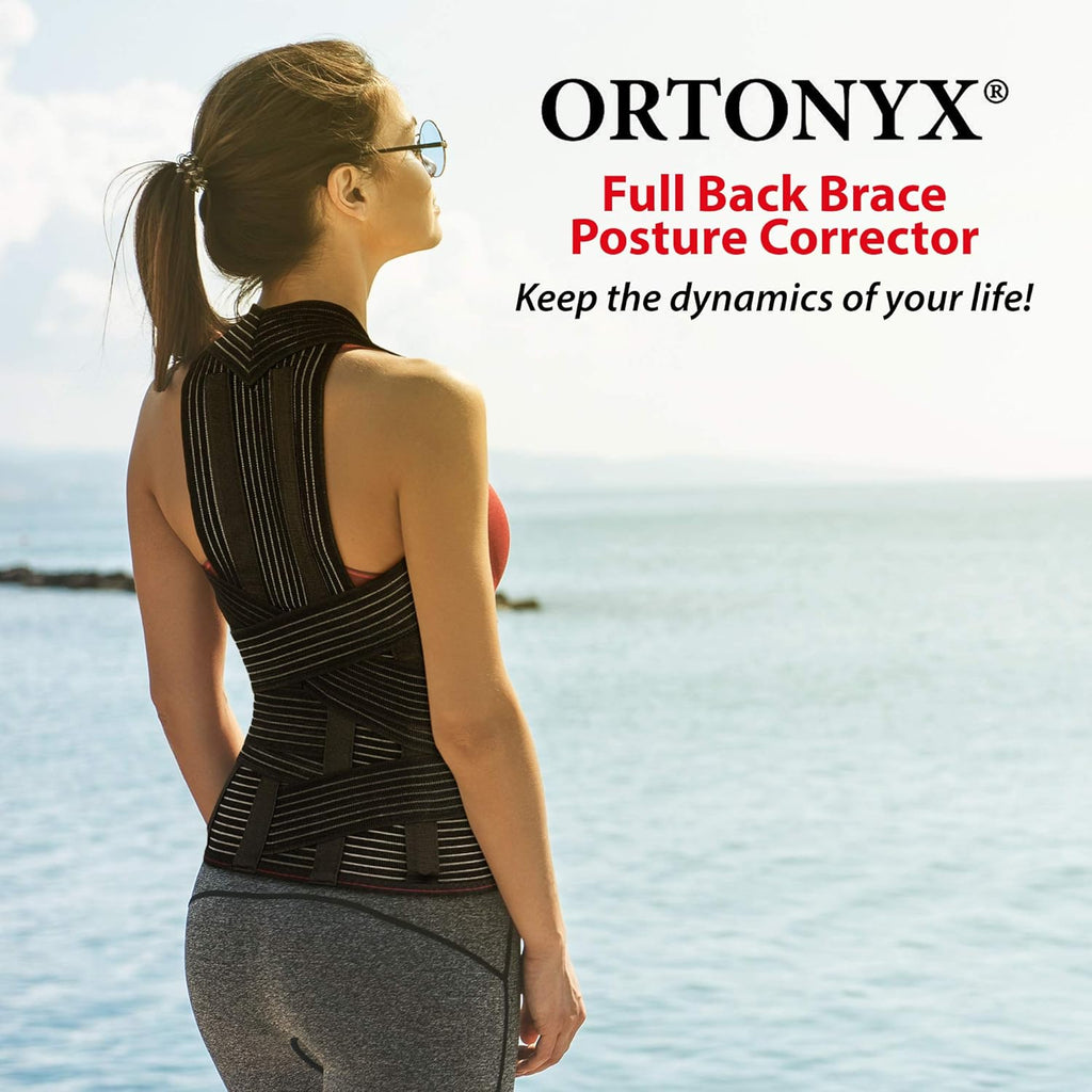 ORTONYX TLSO Thoracic Back Support Brace with Removable Dorso-Lumbar Pad

