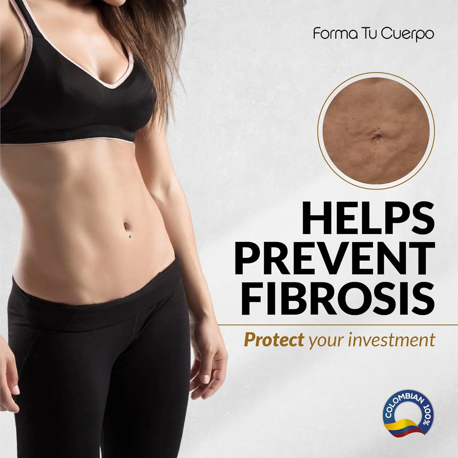 Forma Tu Cuerpo Abdominal Post-Surgery Compression Wrap with Adjustable Bands

