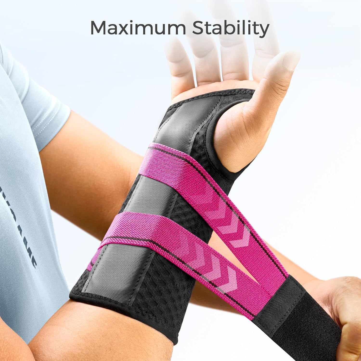 FREETOO Carpal Tunnel Wrist Brace Night Support Wrist Splint for Tendonitis Arthritis

