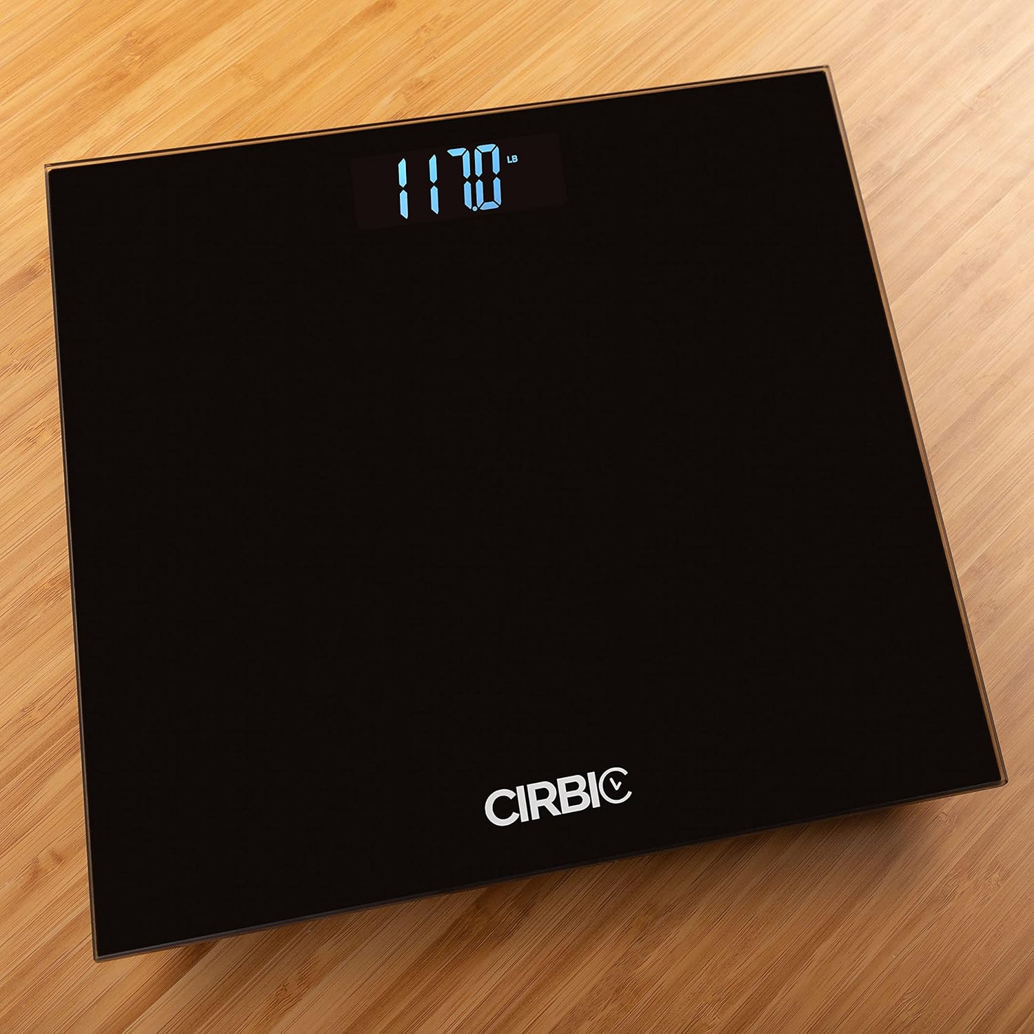 Talking Bathroom Scales with Loud Voice and Backlit Big Numbers Tempered Glass

