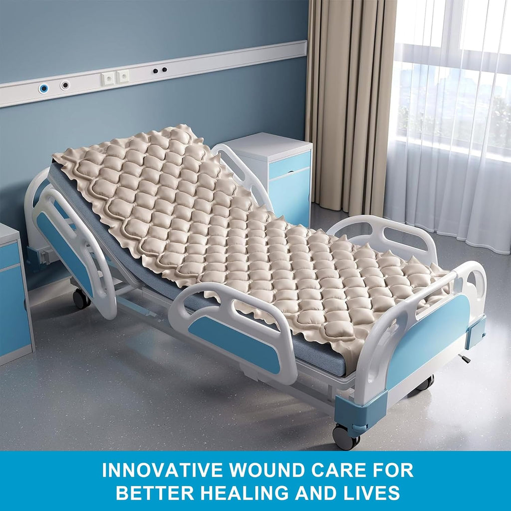 MedVance Alternating Air Pressure Mattress Pad with Ultra-Quiet Pump for Bed Sores

