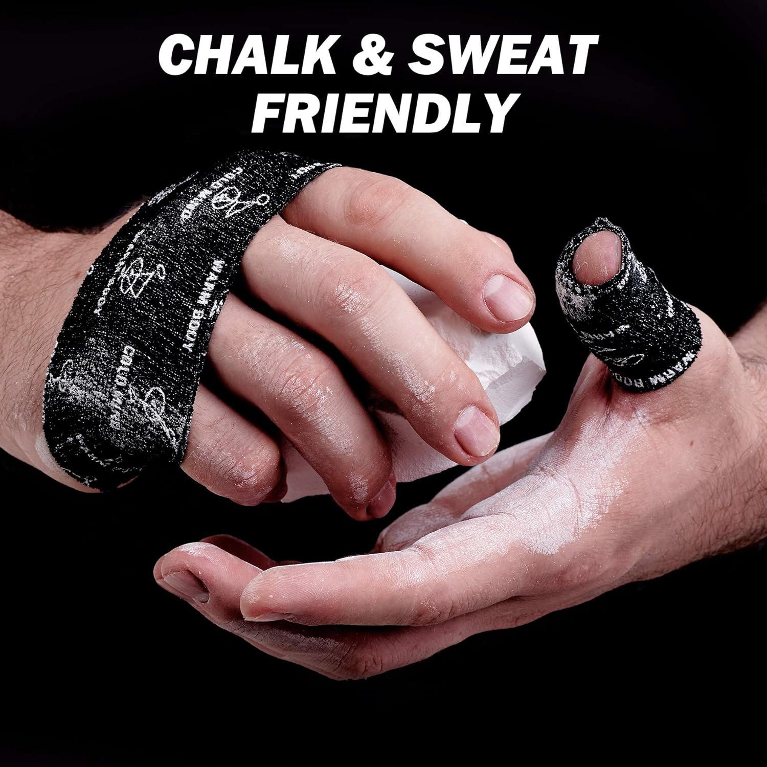 WARM BODY COLD MIND 1.85 in Hook Grip Thumb Tape for Weightlifting


