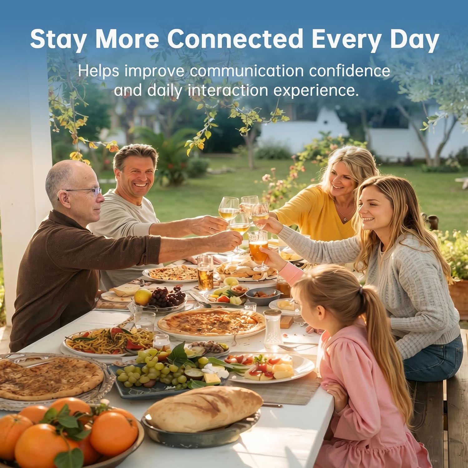OTC Rechargeable Hearing Aids for Seniors, App Control AI Noise Reduction RIC

