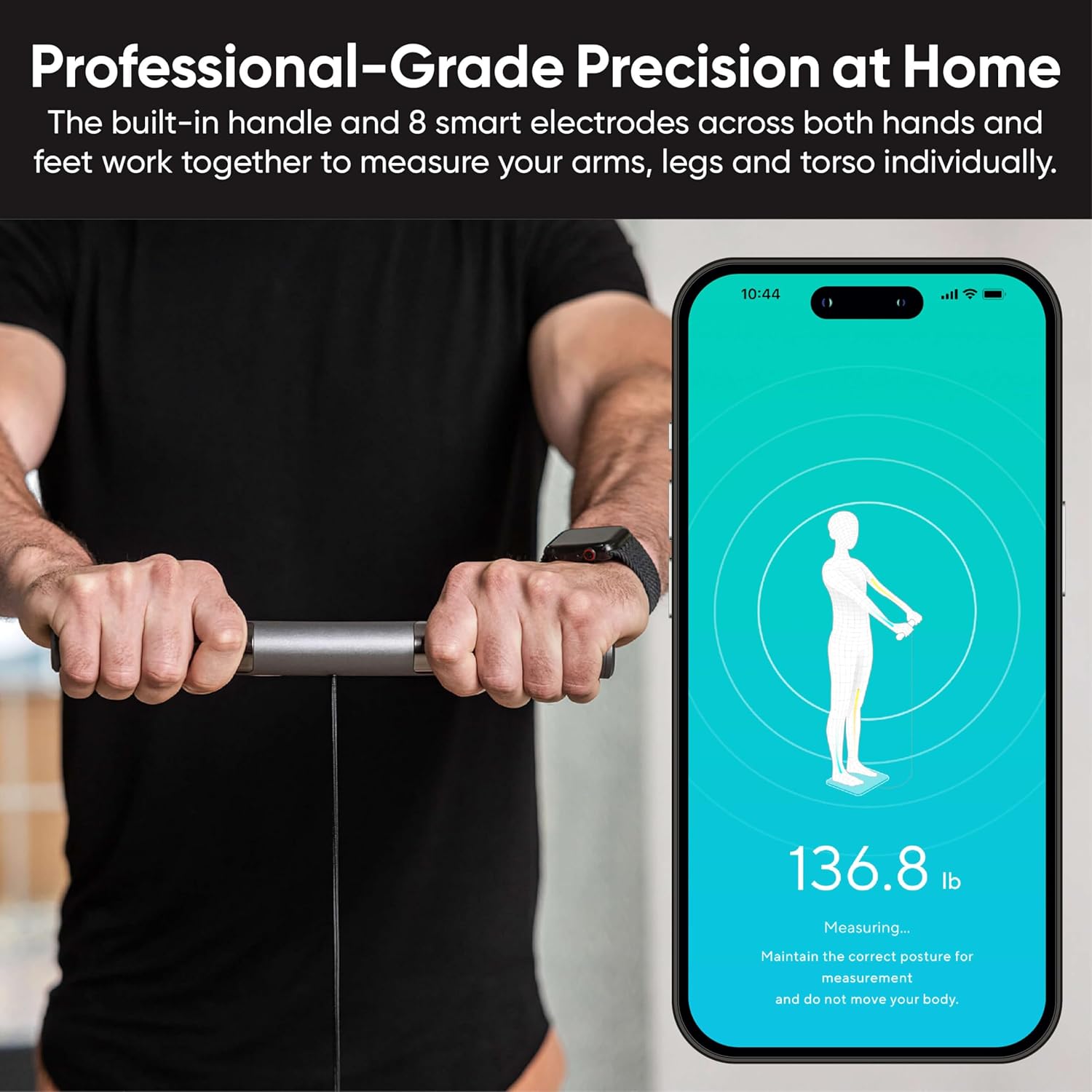 Wyze Smart BodyScan Body Composition Device with Handle, Wi?Fi & Bluetooth

