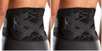 Copper Fit X-Back Adjustable Lumbar Support Brace for Lower Back Pain, Unisex
