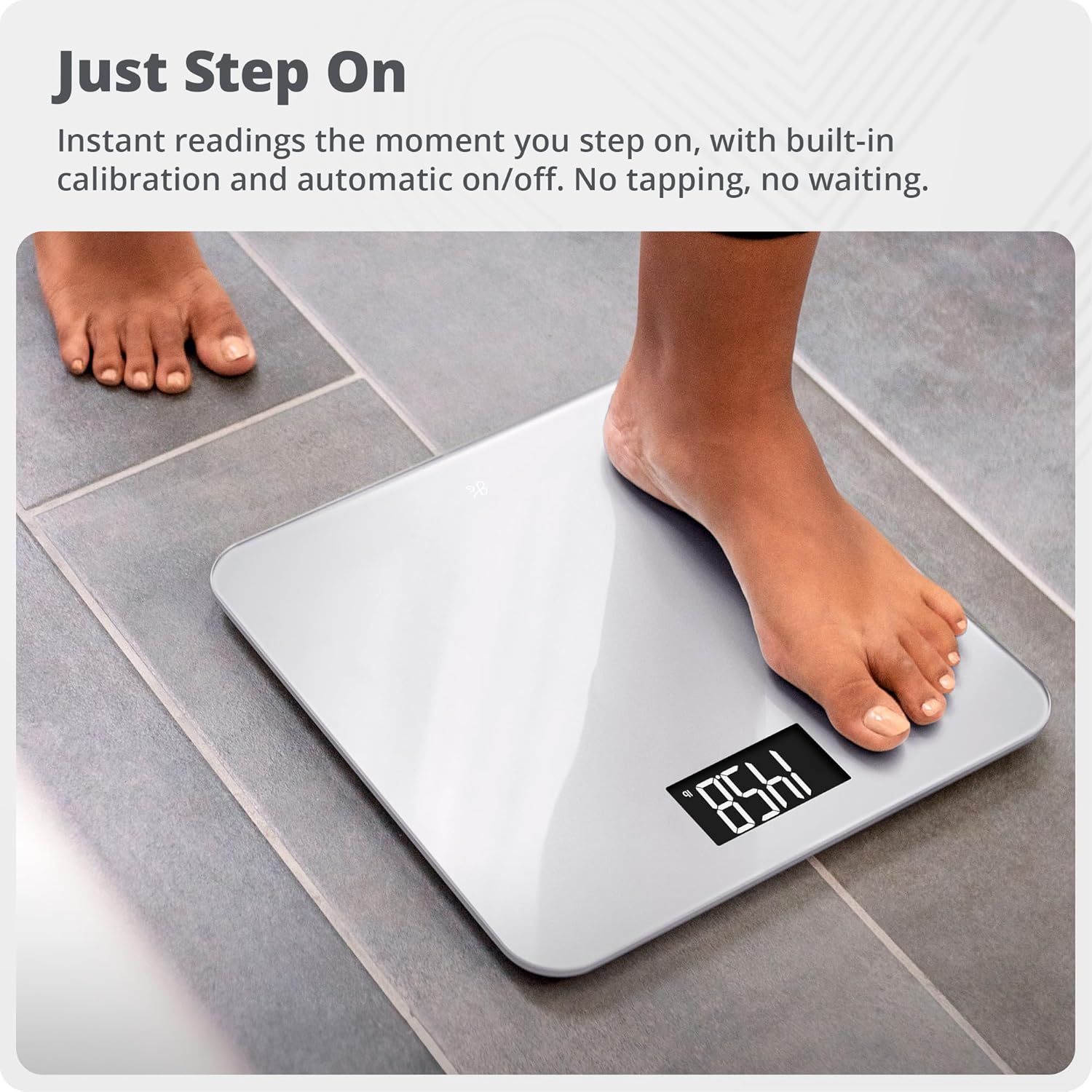 Greater Goods AccuCheck Digital Body Weight Device with Backlit Display, 400 lb Capacity

