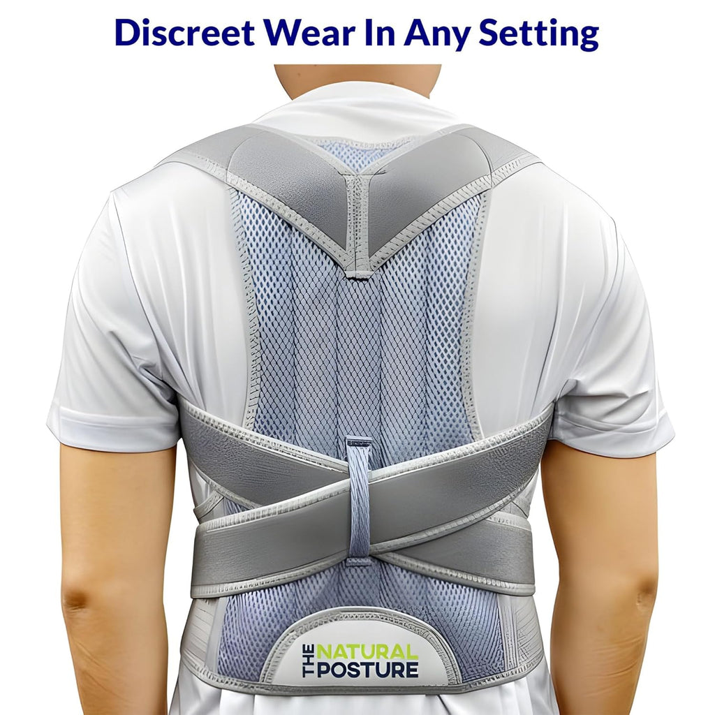The Natural Posture Lumbar Back Brace Posture Corrector and Shoulder Straightener

