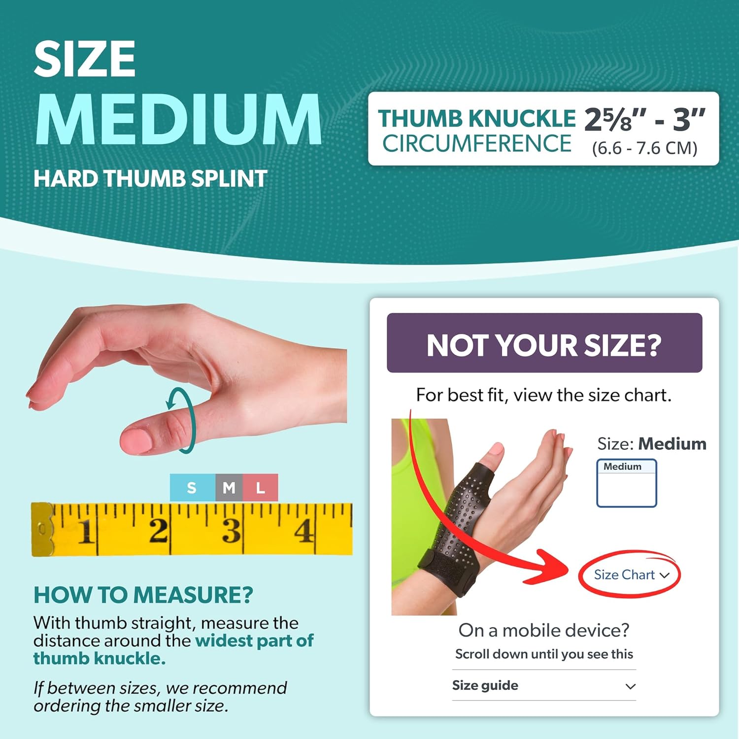 BraceAbility Hard Plastic Thumb Splint for Arthritis, Trigger Thumb, CMC Stabilizer

