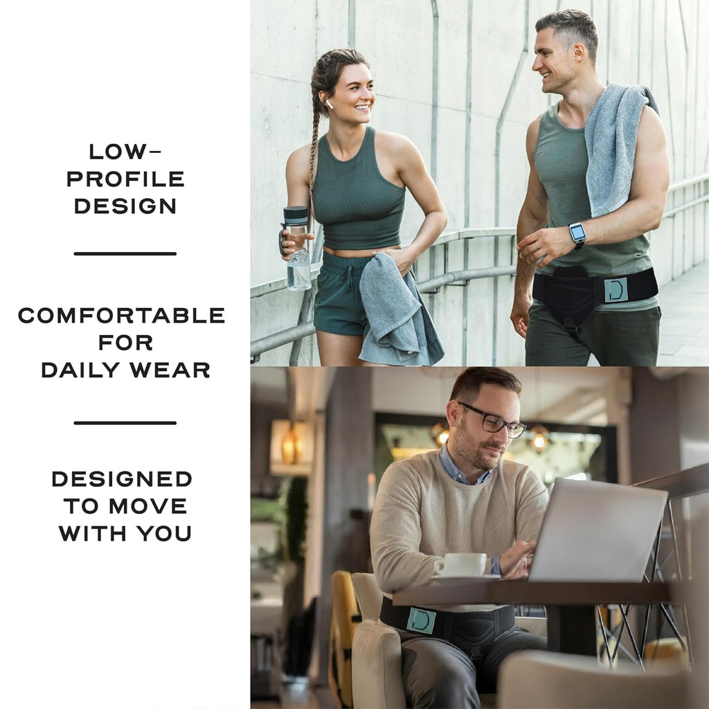 Abdomencare Inguinal Hernia Support Belt for Men & Women with 2 Compression Pads

