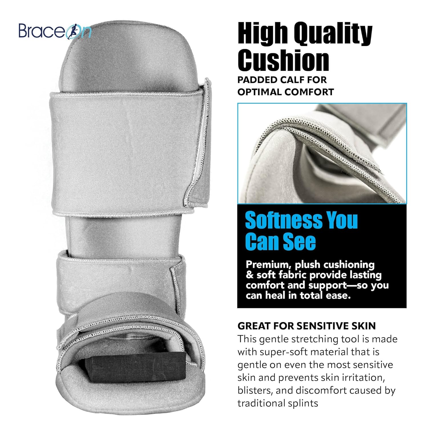 Brace On 90 Degree Night Splint for Plantar Fasciitis Foot Brace

