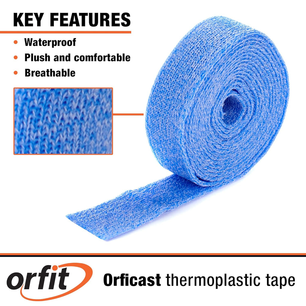 Orficast by Orfit Easy-Form Heat-Activated Thermoplastic Splinting Tape for Hand

