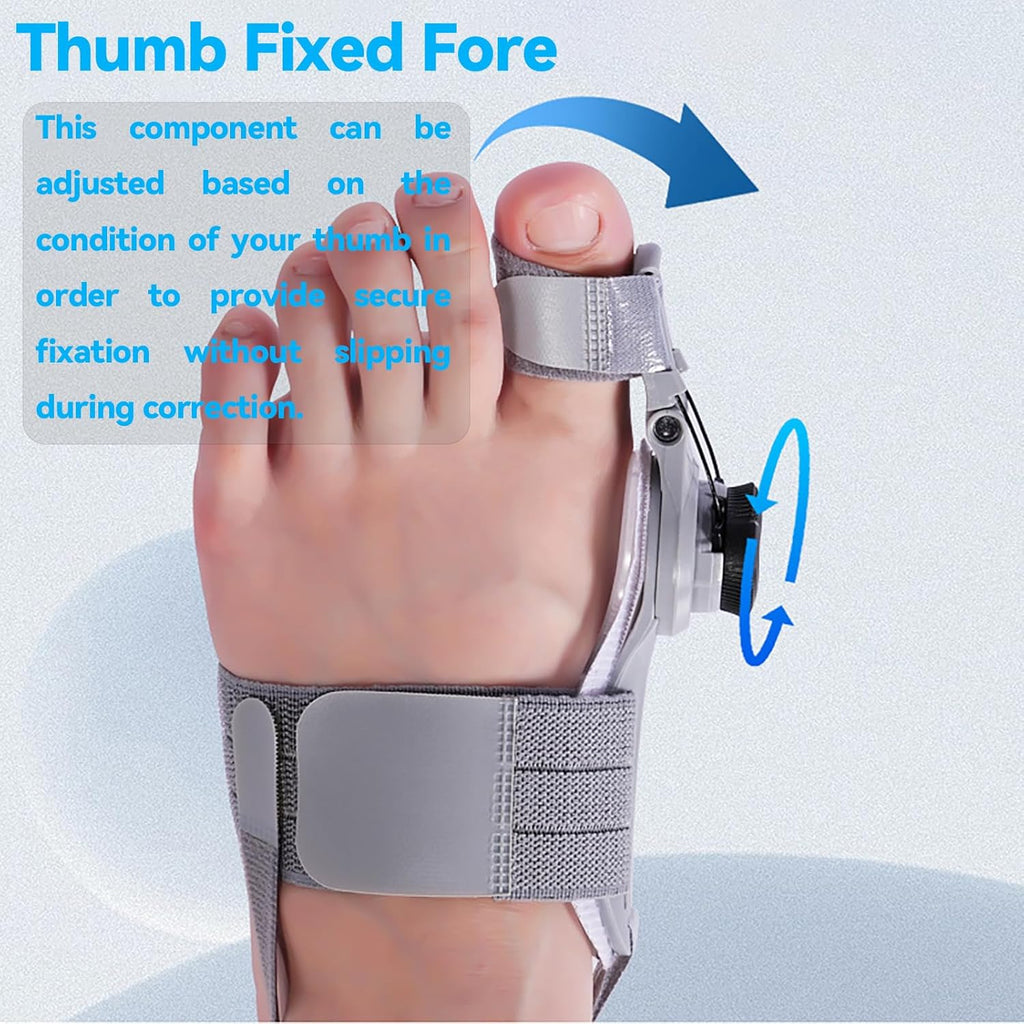 Bunion Corrector Splint for Big Toe, Adjustable Orthopedic Hallux Valgus Strap

