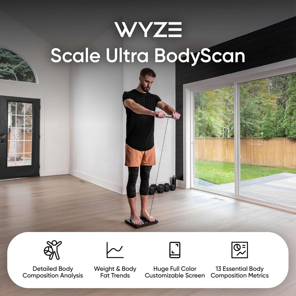 Wyze Smart BodyScan Body Composition Device with Handle, Wi?Fi & Bluetooth

