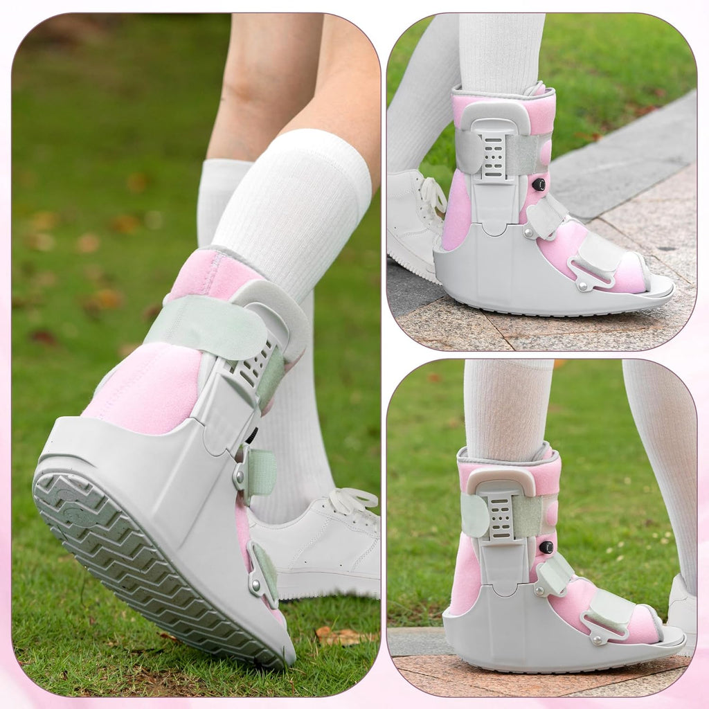 Jewlri Air Cam Walker Boot for Broken Foot, Adjustable Fracture Support

