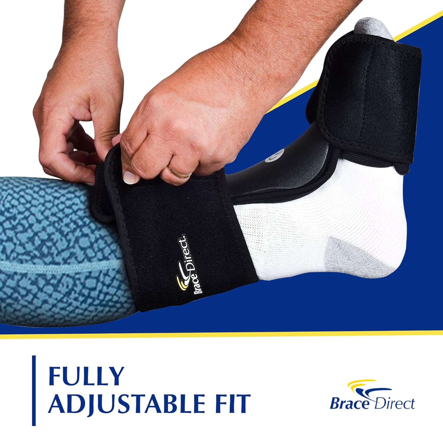 Brace Direct Dorsal Night Splint for Plantar Fasciitis, Achilles & Drop Foot

