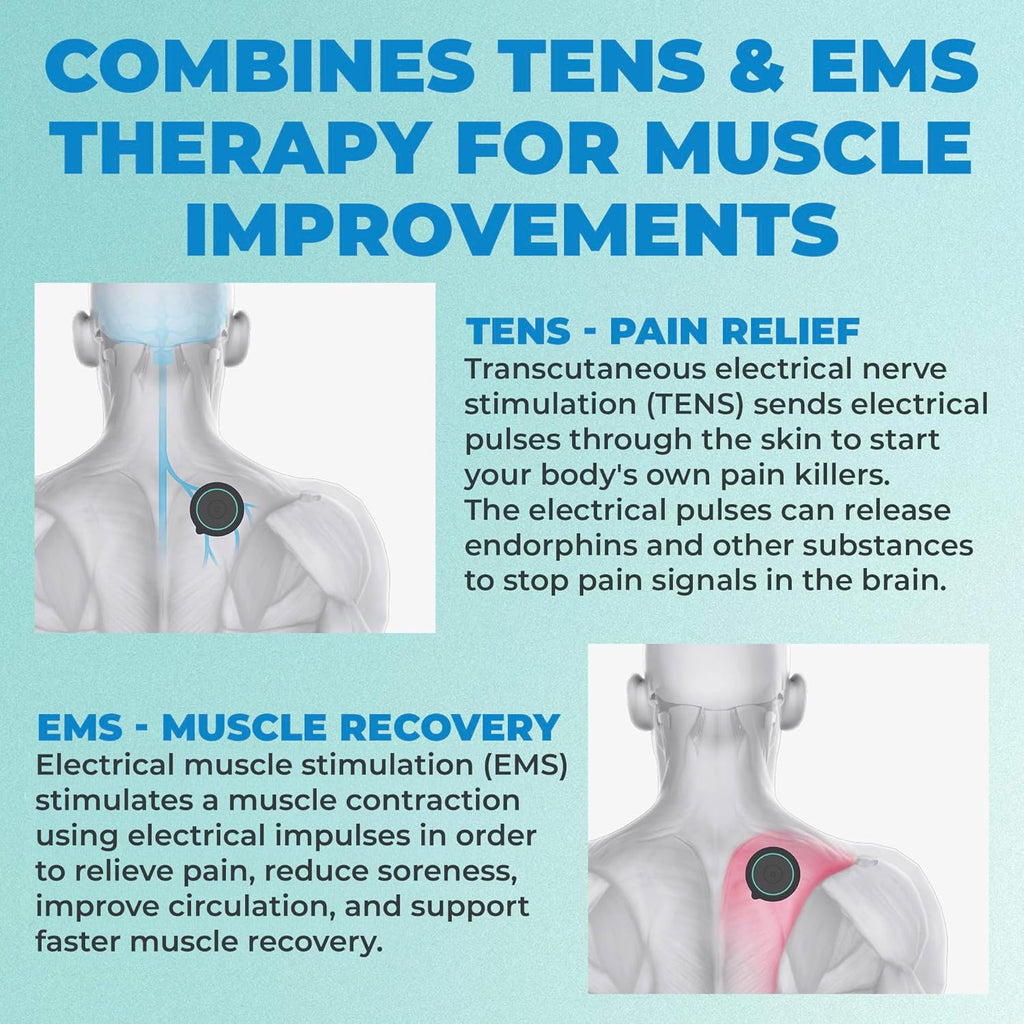 Chirp Halo Wireless EMS Muscle Stimulator, Portable Electrical Muscle Recovery Device

