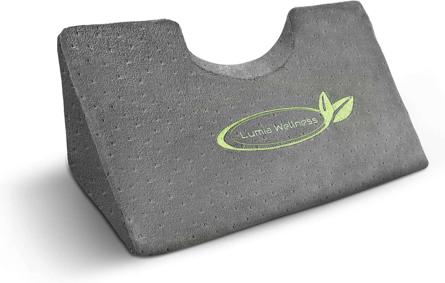 Lumia Wellness Cervical Wedge Pillow for Neck Stretching, Contoured Support

