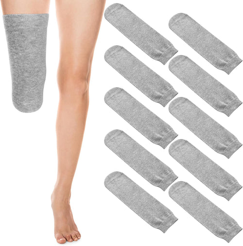 10-Pack Prosthetic Stump Shrinkers Amputee Socks for Men and Women, Cotton

