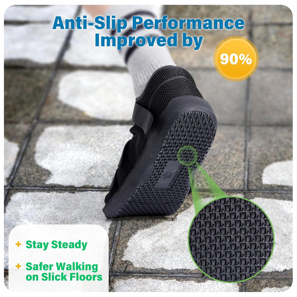 SPRING SEAON Medical Walking Boot Post-Op Shoe Reinforced Sole Cushioned Padding

