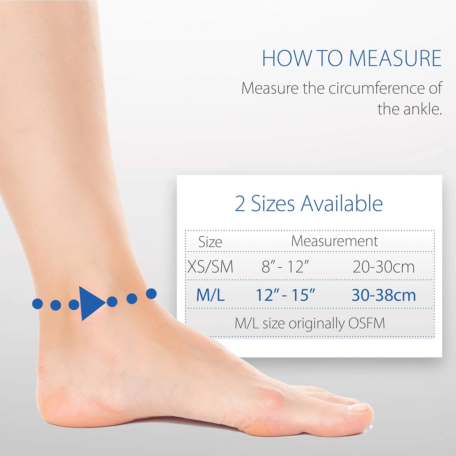 Core Products FootFlexor Foot Drop Brace Soft AFO for Walking Support

