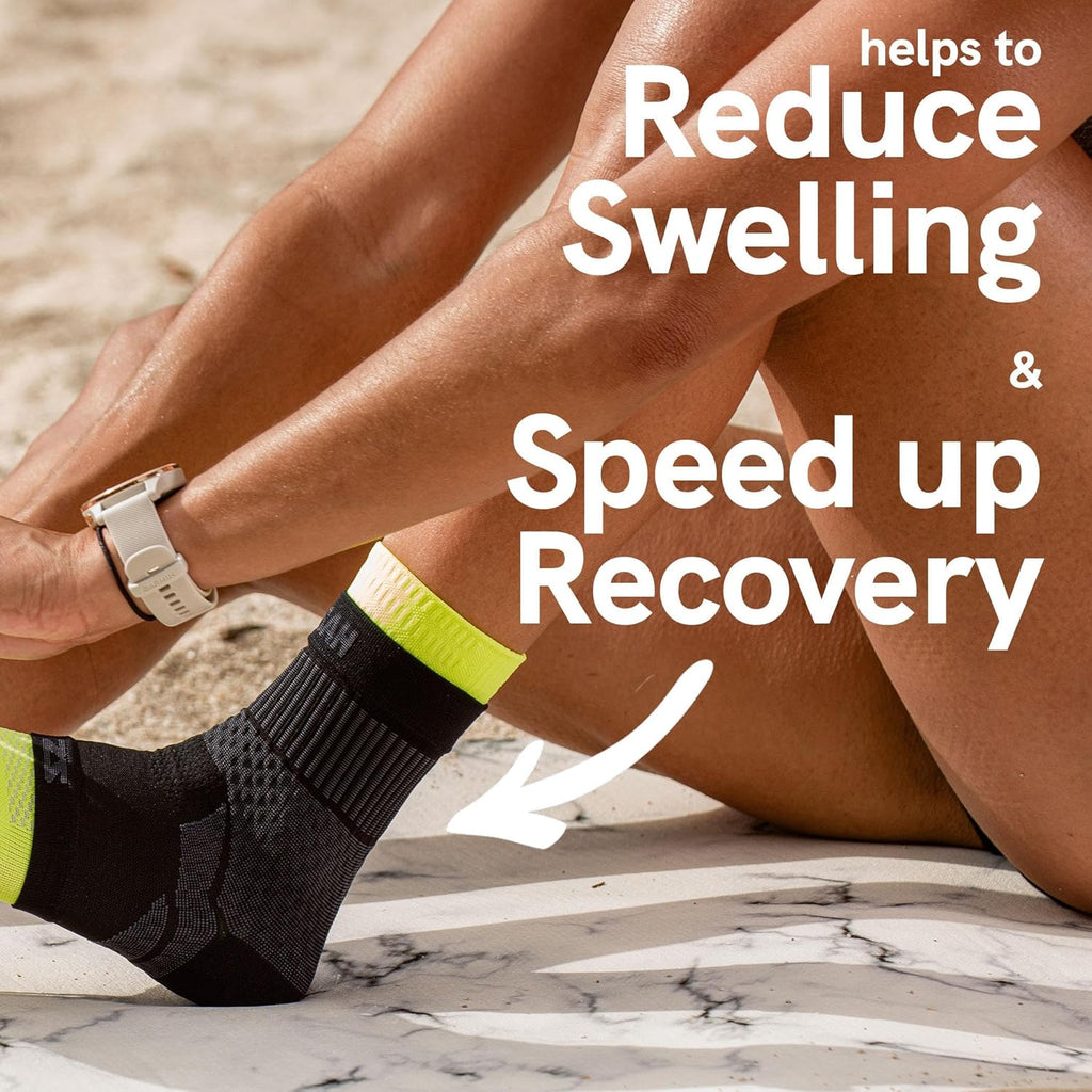Zensah Ankle Support Compression Ankle Brace and Sleeve for Running Soccer Sports

