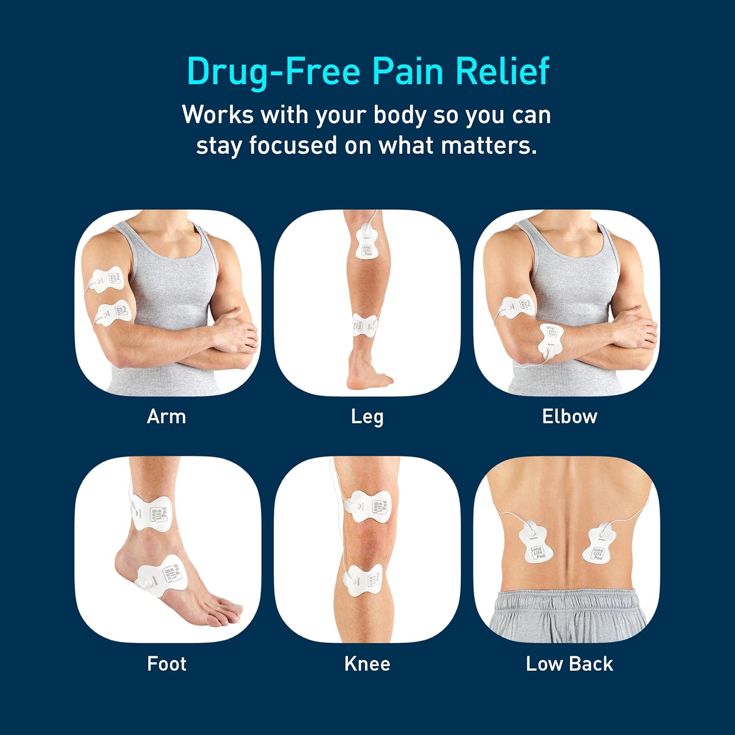 OMRON Max Power Relief TENS Unit Muscle Stimulator for Pain Relief, Portable

