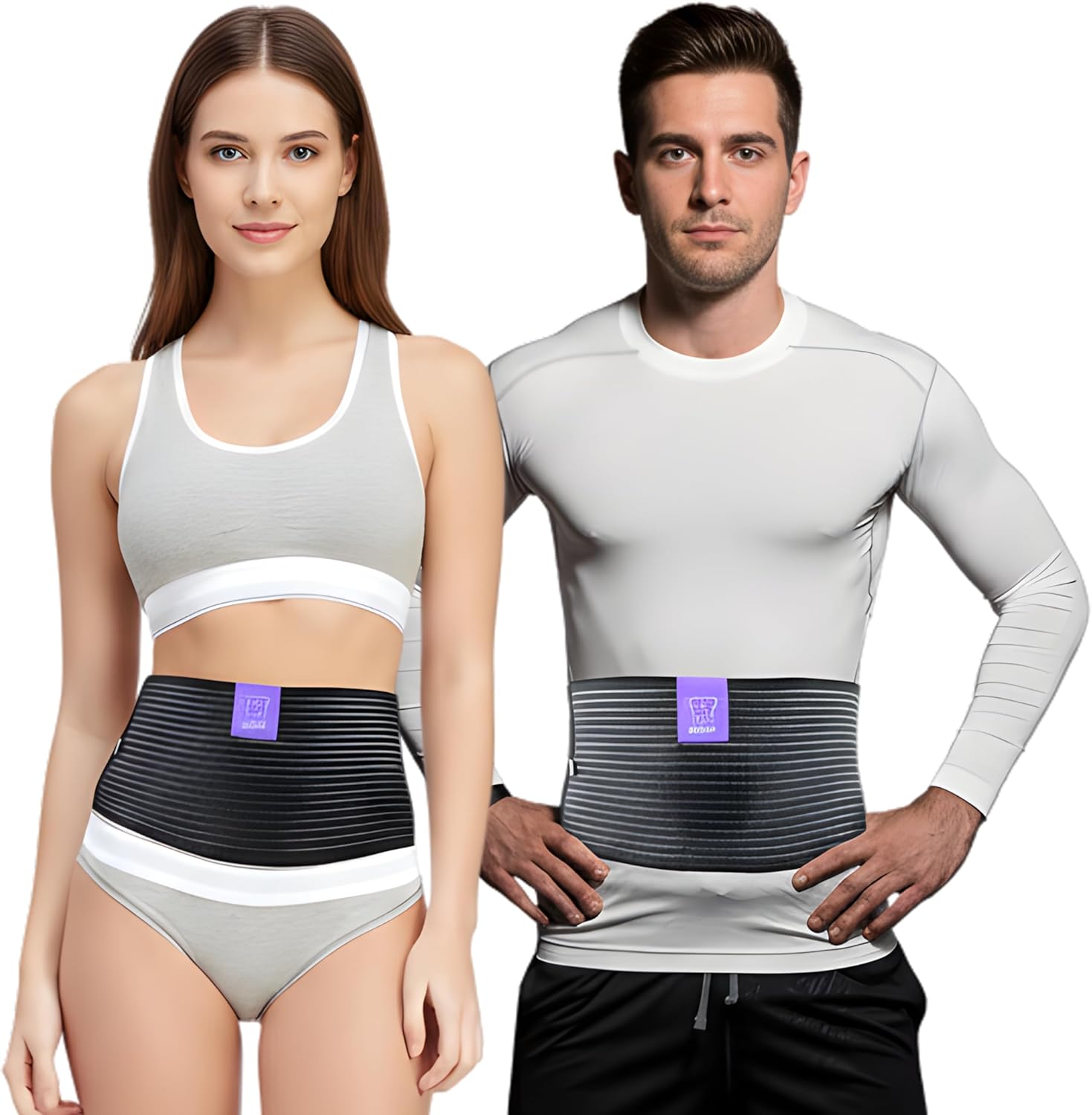 Medical Umbilical Hernia Belt Abdominal Binder Post-Surgery Compression Support

