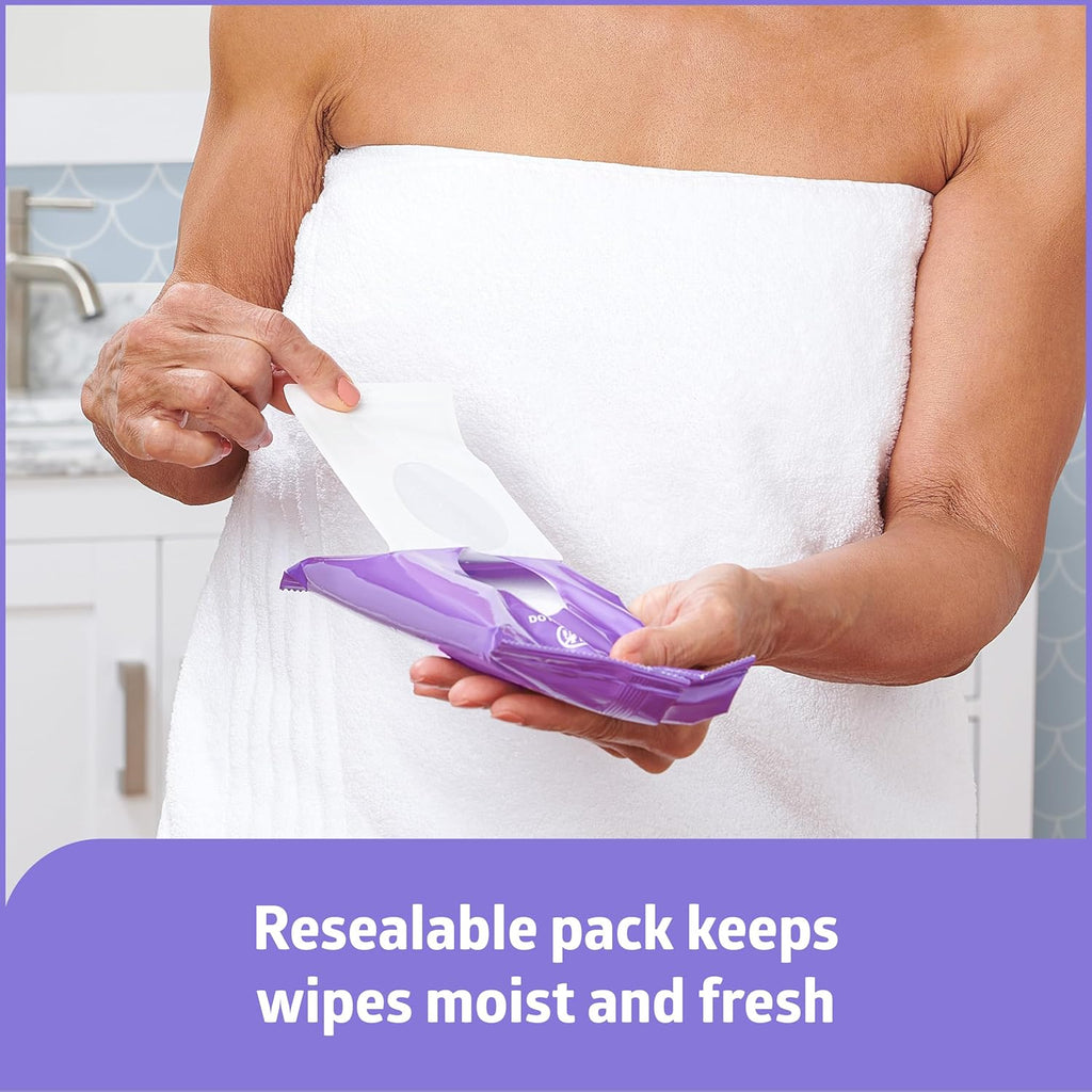 Medline ReadyBath LUXE Extra Thick Adult Bath Wipes, Unscented Aloe No-Rinse

