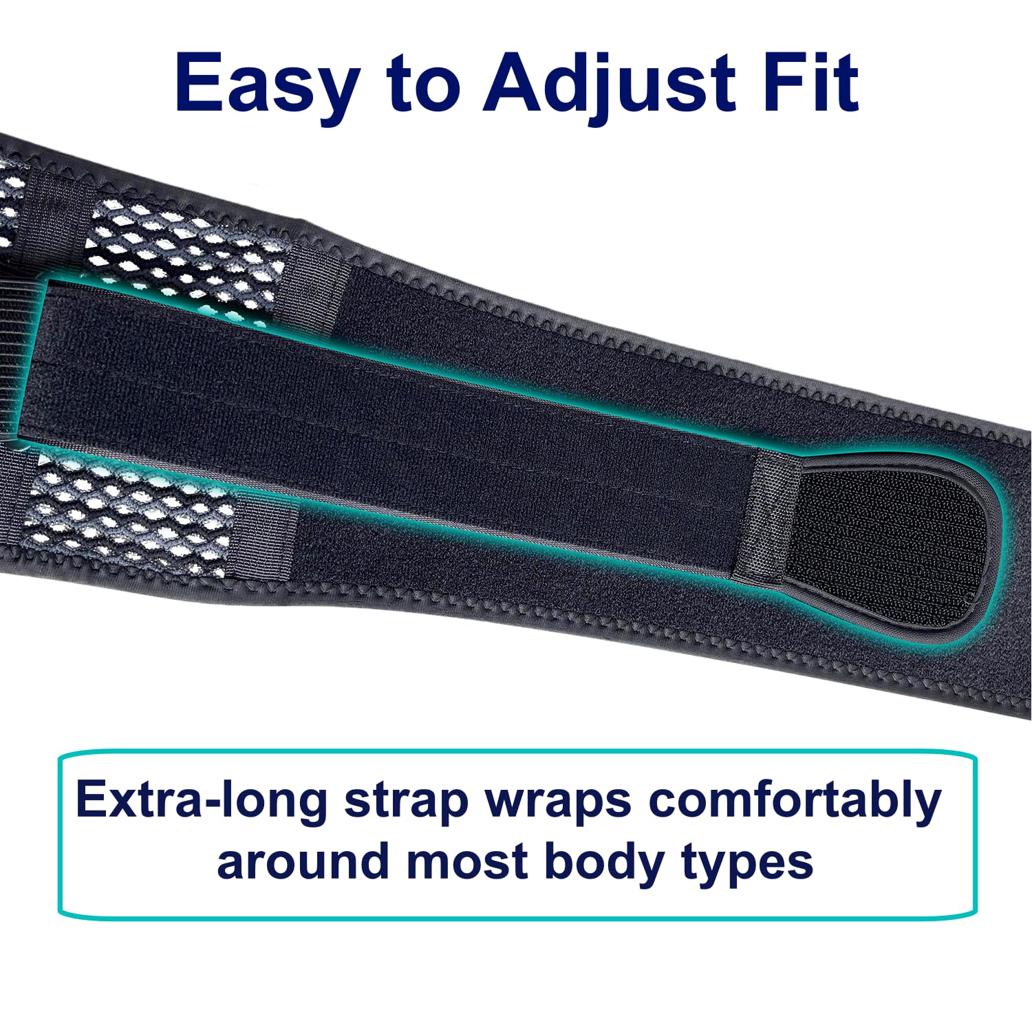Adjustable Breathable Lumbar Support Back Brace for Women, Low-Profile Belt

