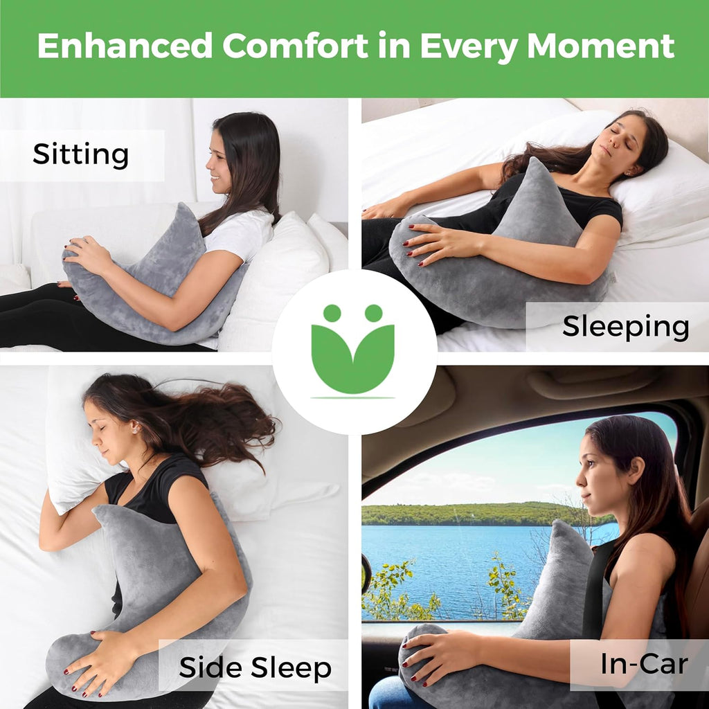 AbleUplift Rotator Cuff Shoulder Pillow, Ergonomic Support for Surgery Recovery

