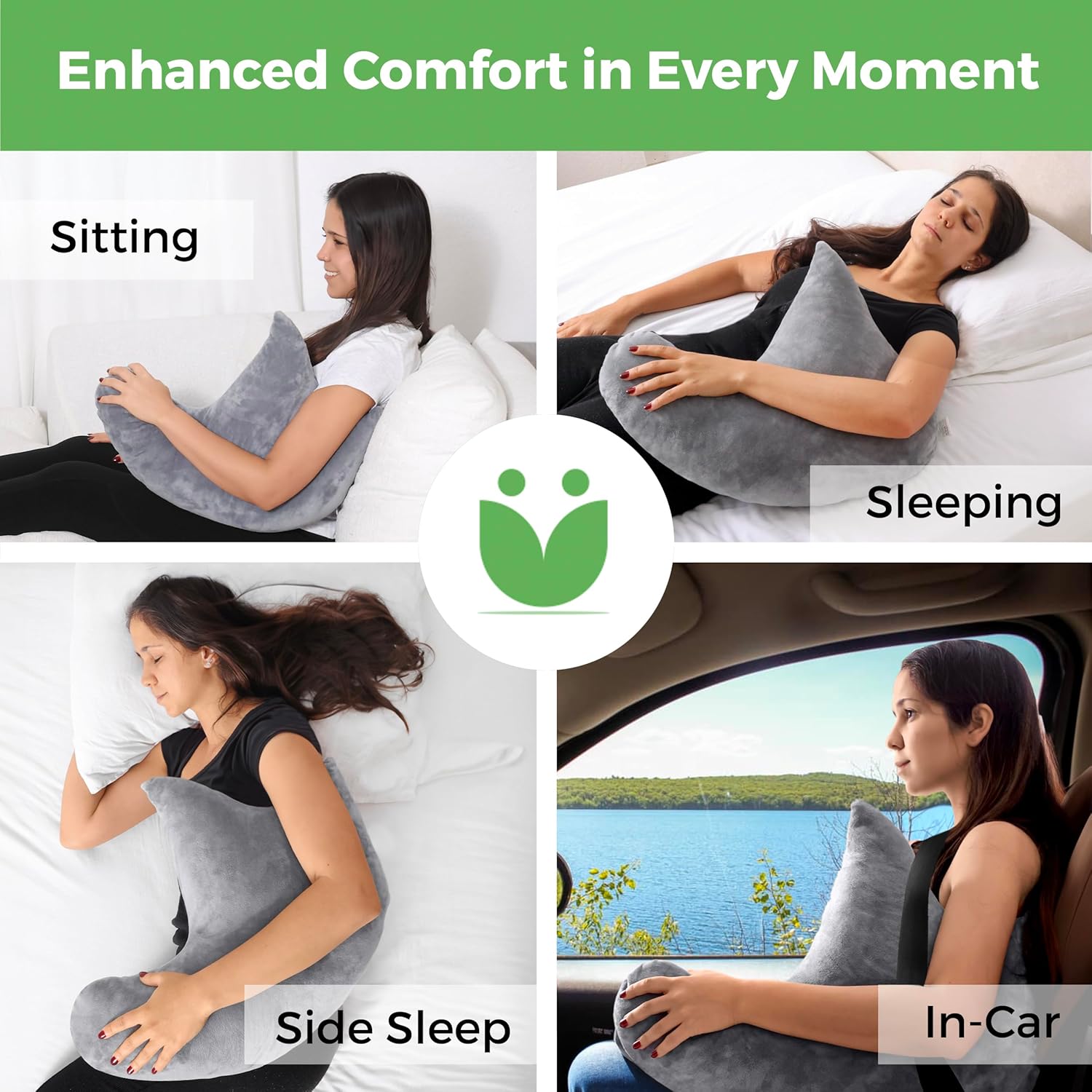 AbleUplift Rotator Cuff Shoulder Pillow, Ergonomic Support for Surgery Recovery

