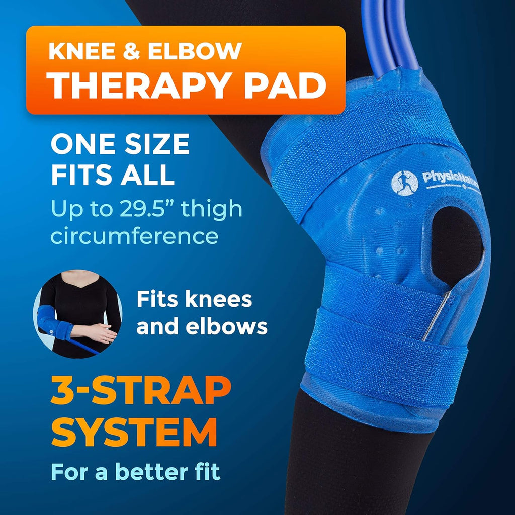 PhysioNatural Cold Therapy Ice Machine for Knee, Programmable Cryotherapy System

