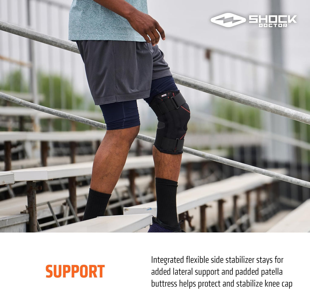 Shock Doctor Knee Brace Compression Sleeve for Patella Support and Stability

