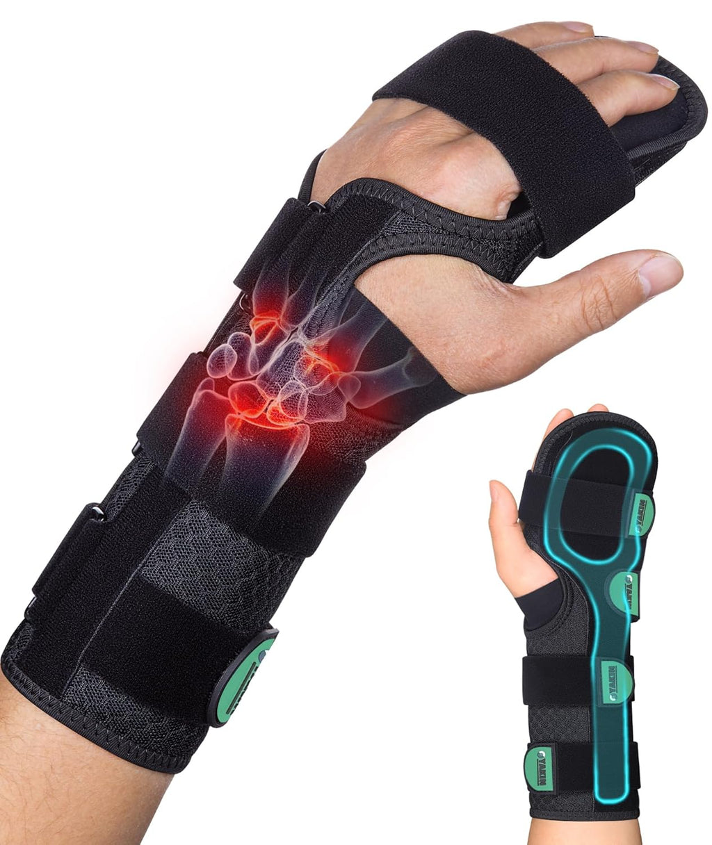 Oyakin Resting Splint for Stroke Recovery, Carpal Tunnel Night Immobilizer, Wrist Brace

