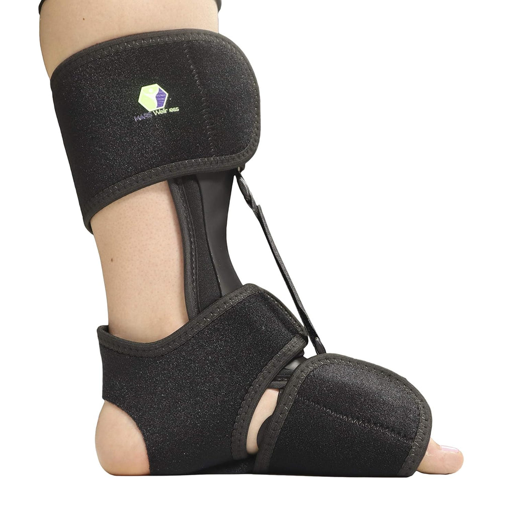 MARS WELLNESS Comfort Dorsal Night Splint for Plantar Fasciitis, Foot Drop, Achilles


