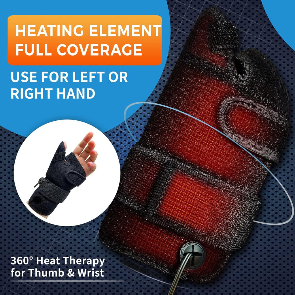 sticro Wrist Thumb Heating Brace for Arthritis, Carpal Tunnel Pain Relief

