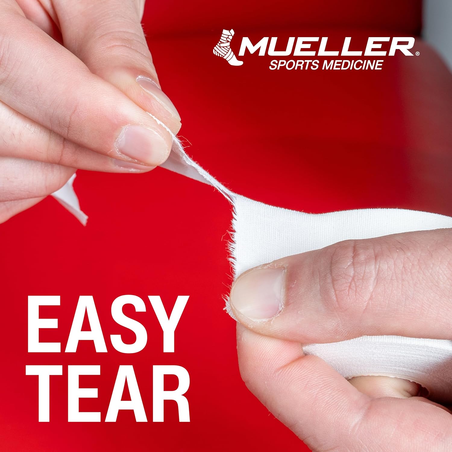 Mueller Sports Medicine Premium Athletic Tape, Cotton Support Tape Rolls

