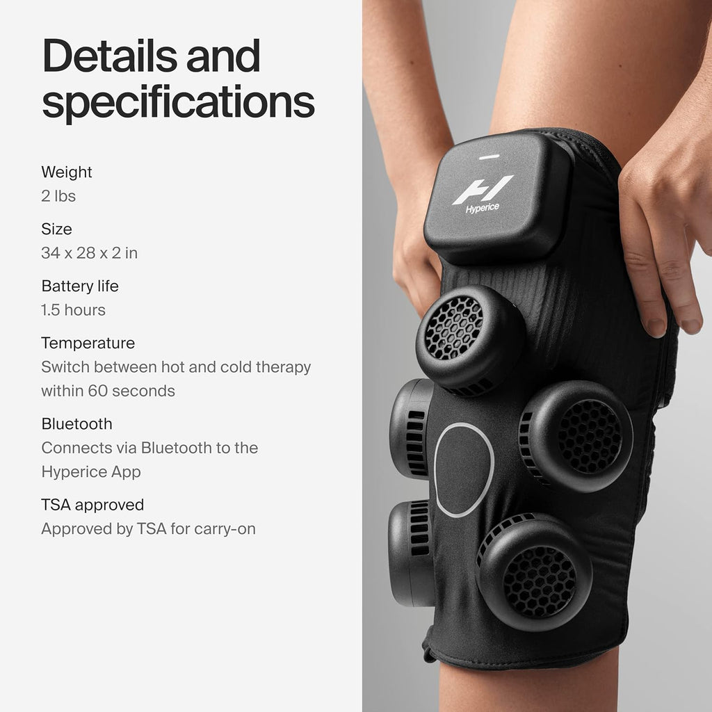 Hyperice X Electric Heat and Cold Contrast Therapy Device with App

