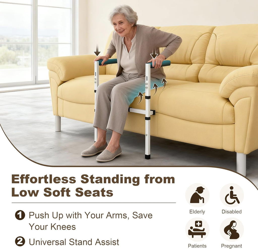 Stand Assist for Elderly Sit-to-Stand Chair Lift for Sofa, Supports 300 lbs


