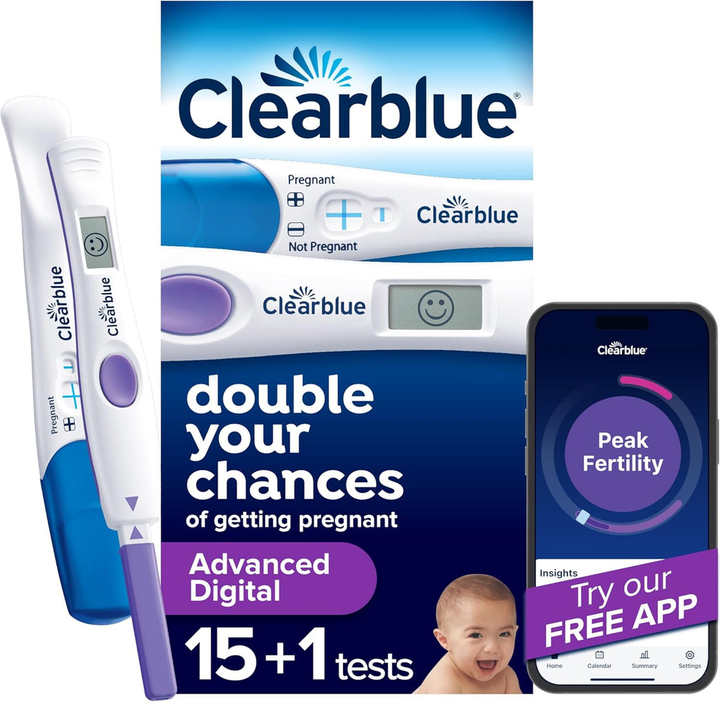 Clearblue Advanced Digital Ovulation Test Kit, Digital LH Surge Detection

