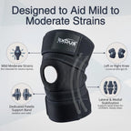 EXOUS Bodygear Knee Brace for Arthritis Pain, Adjustable Wraparound Support

