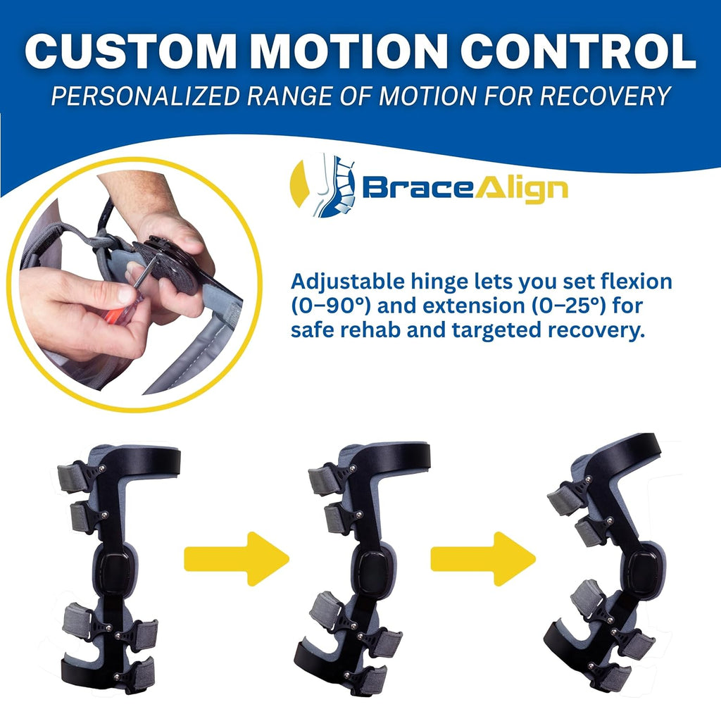 Apex ACL Stabilizer Knee Brace with Double Upright Support for ACL MCL PCL LCL

