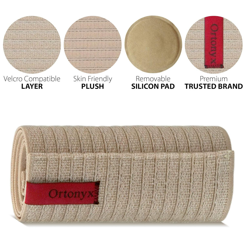 ORTONYX Umbilical Hernia Belt for Women and Men, 6.25in Abdominal Binder

