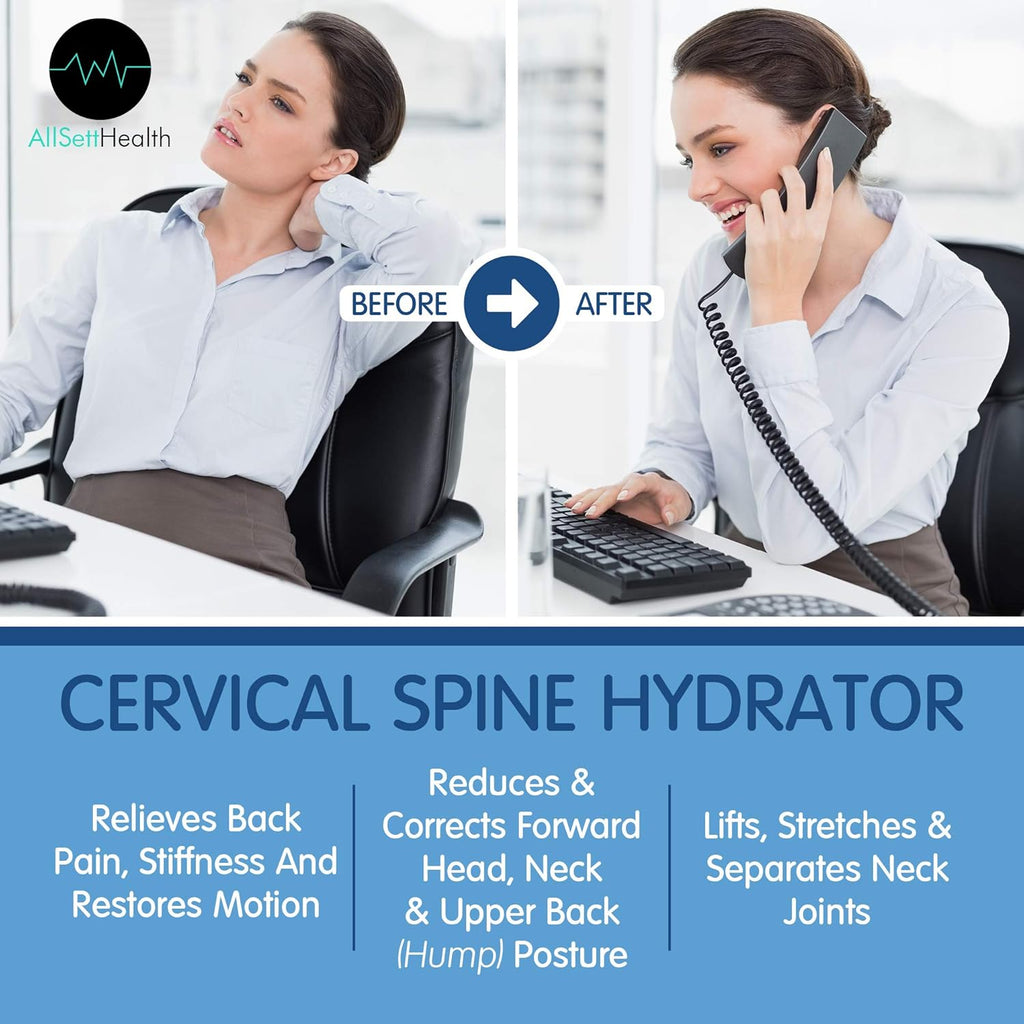 Neck Decompression Exerciser Cervical Spine Hydration Pump Relief for Stiffness

