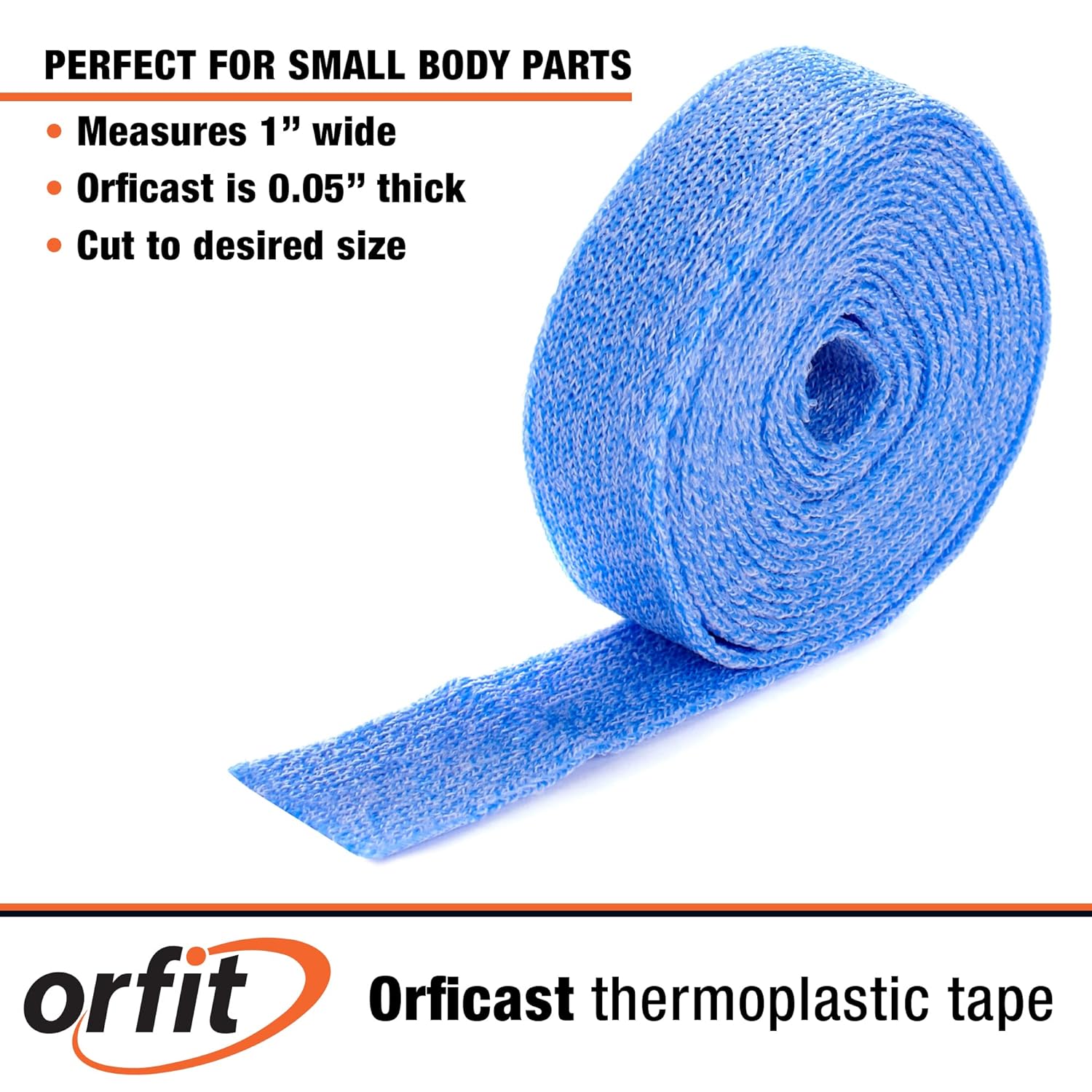 Orficast by Orfit Easy-Form Heat-Activated Thermoplastic Splinting Tape for Hand

