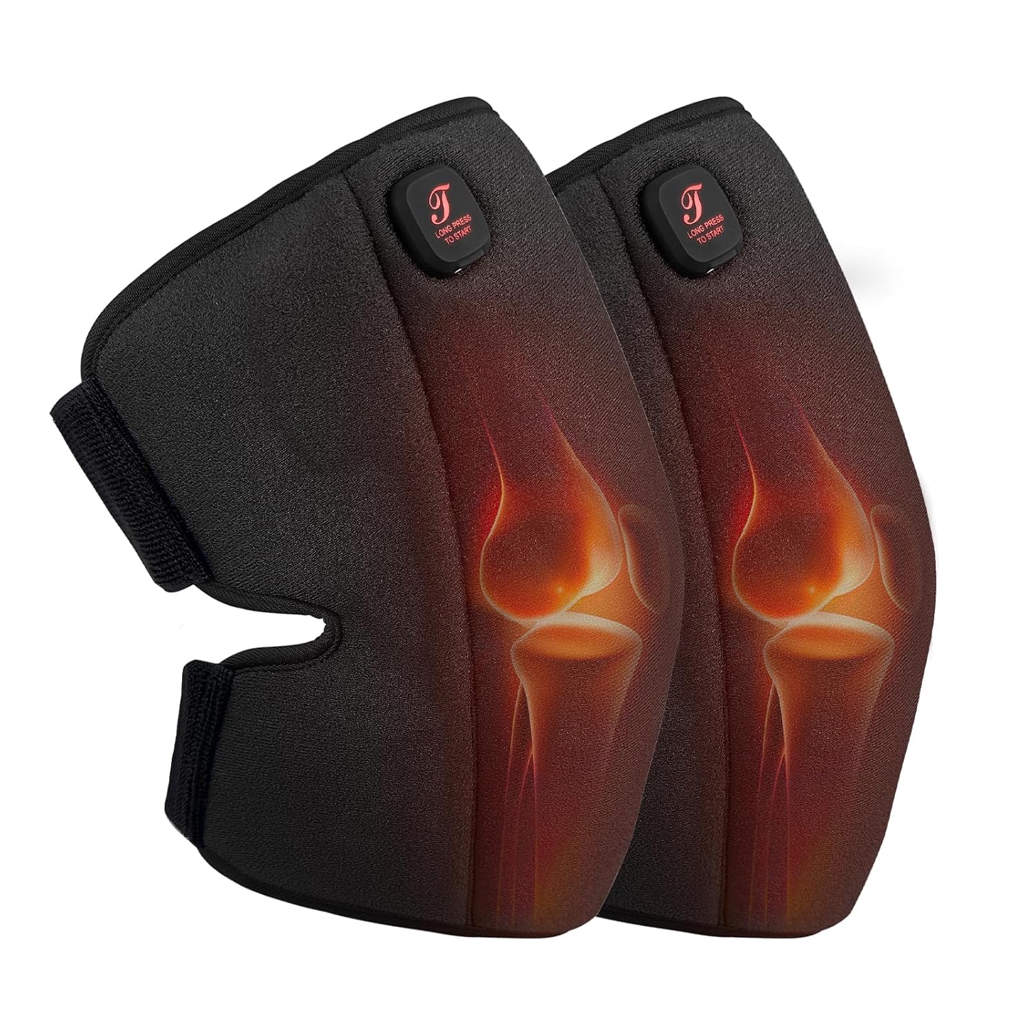 Heated Knee Brace Cordless Knee Heating Pad for Arthritis with 3 Temperature Modes

