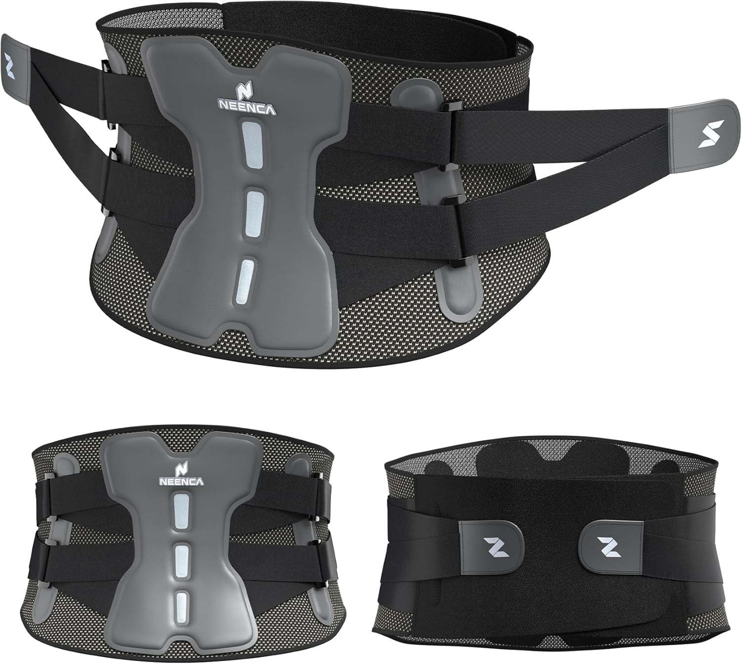 NEENCA Adjustable Lumbar Back Brace Support Belt with Bionic Lumbar Pads

