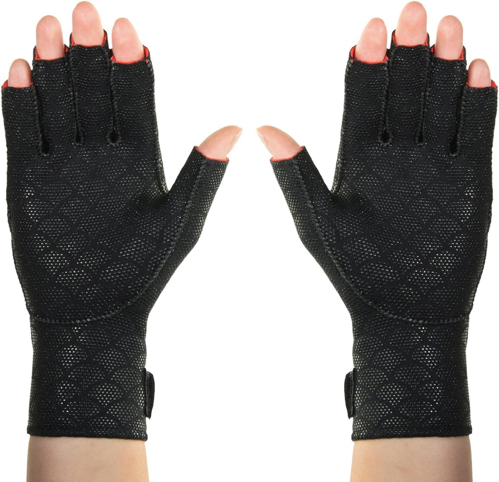 Thermoskin Premium Arthritic Gloves Pair for Fingers and Hand Heat Therapy

