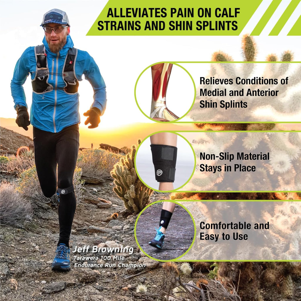 Pro-Tec Athletics Shin Splints Compression Wrap with Adjustable Support

