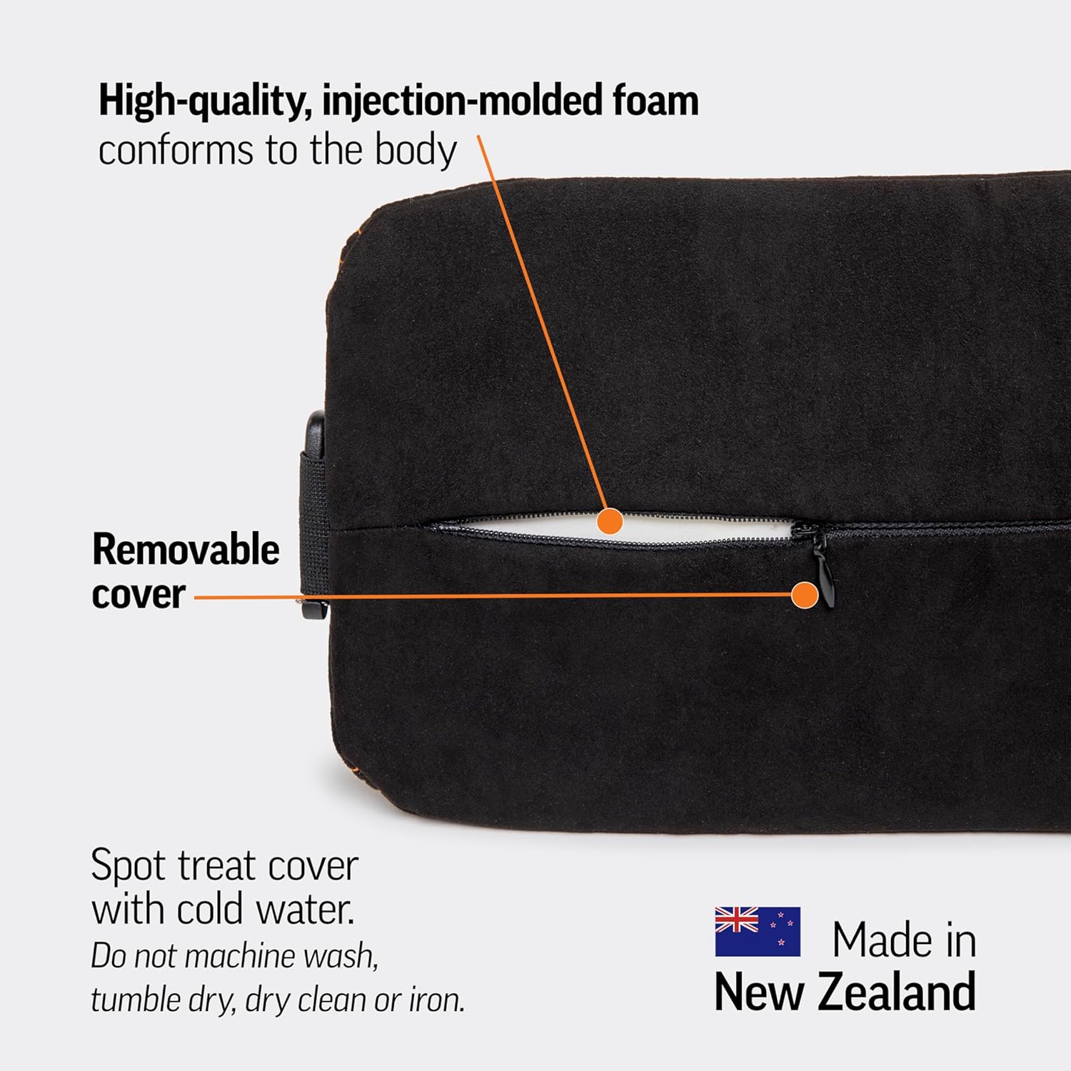 OPTP McKenzie Signature SlimLine Lumbar Support Pillow for Office Chair and Car Back


